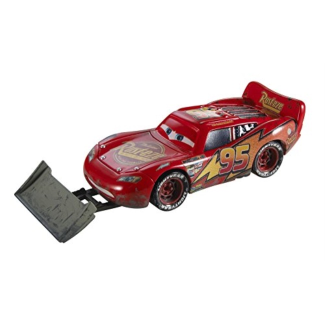 DisneyPixar Cars Radiator Springs DieCast Lightning McQueen with Shovel Vehicle