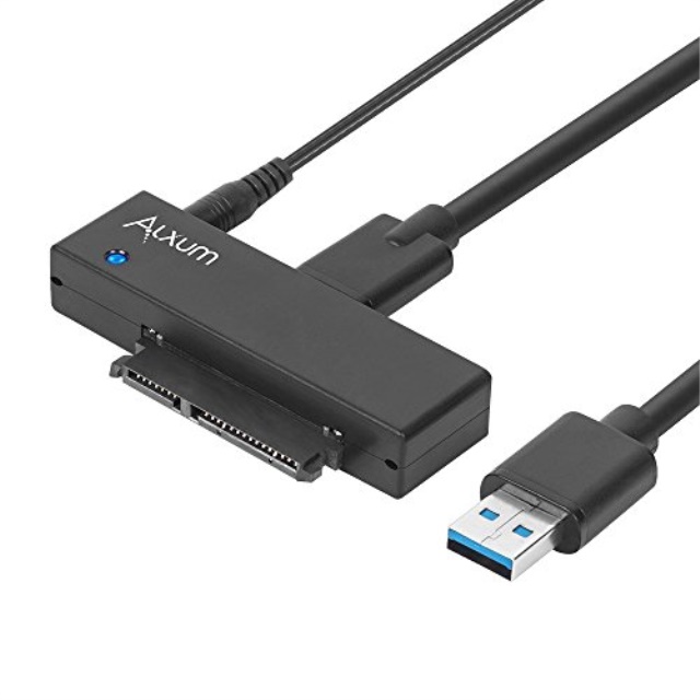 ELEACB01K7IL9PY Alxum SATA to USB 3.0 Adapter for 2.5 3.5 Inch SSD/HDD
