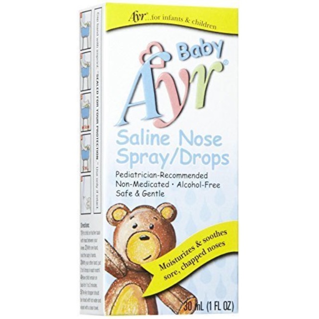 Ayr Baby Saline Nasal Spray/Drops , 1 oz by Ayr